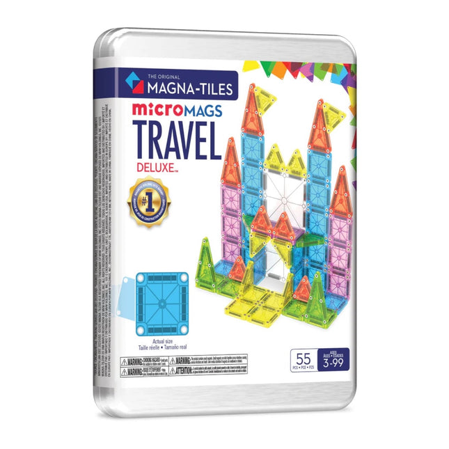 Magna-Tiles Micromags Deluxe 55-Piece Travel Set