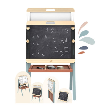 Adjustable Easel (Chalkboard and Whiteboard Combo)