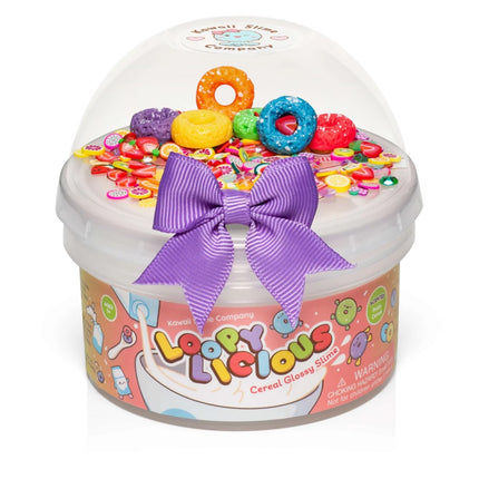 Loopylicious Cereal Glossy Signature Dome Slime