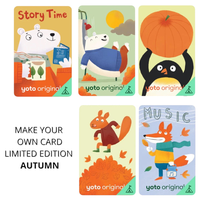 Make Your Own Autumn 5 Pack (Yoto Cards)
