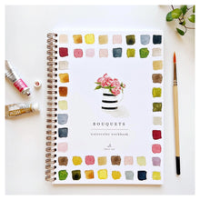 Bouquets Watercolor Workbook