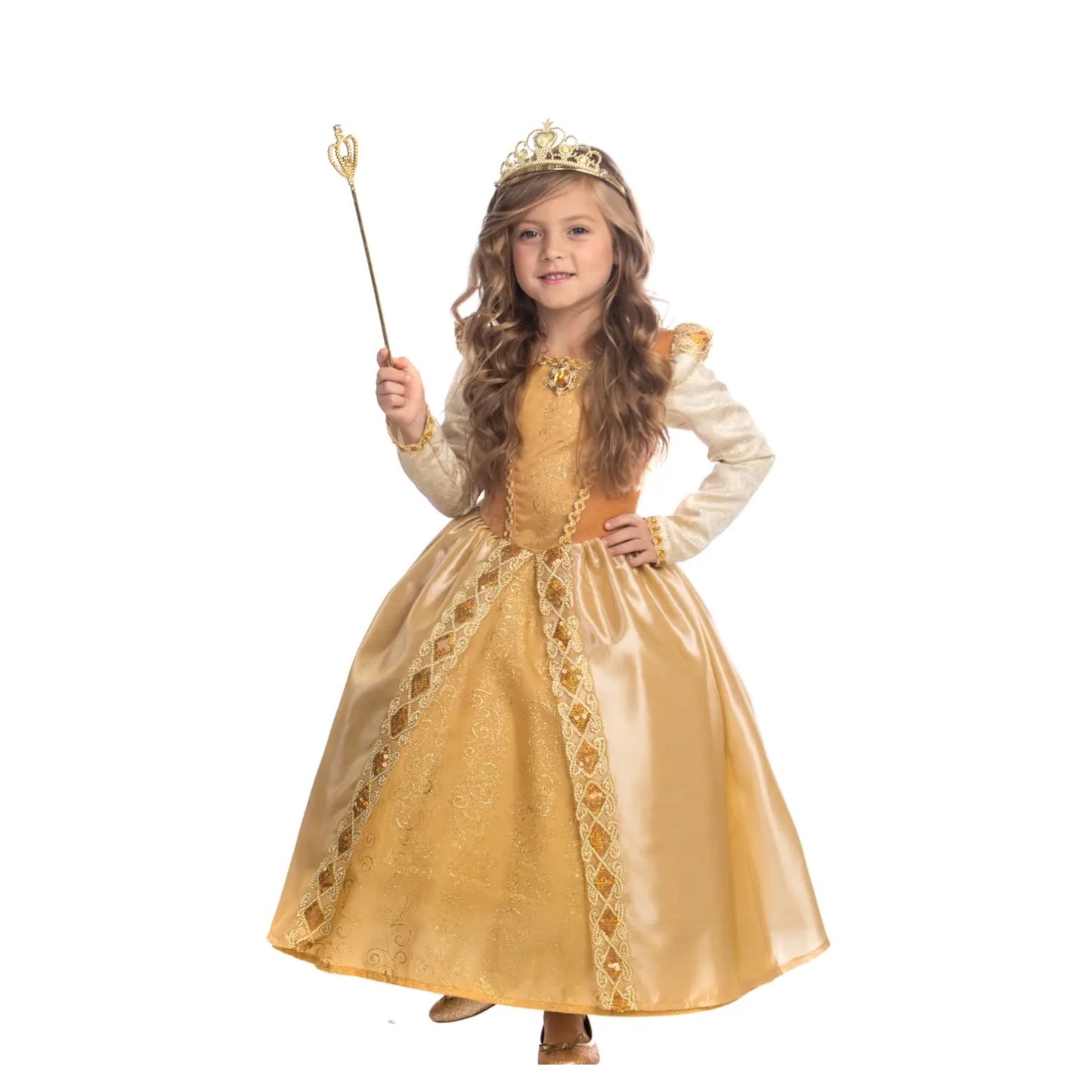 Majestic Golden Princess Costume (6-10 Years)