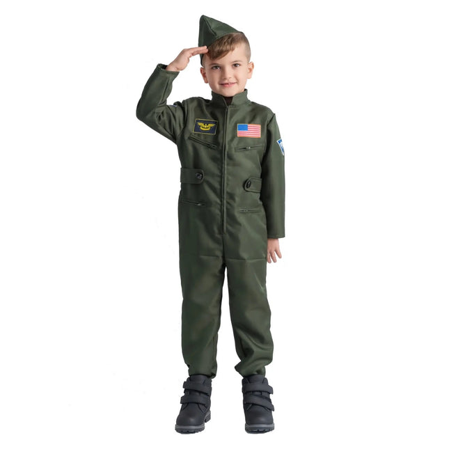 Fighter Pilot Costume (6-10 Years)