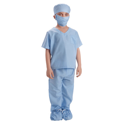 Blue Doctor Scrubs Costume (6-10 Years)