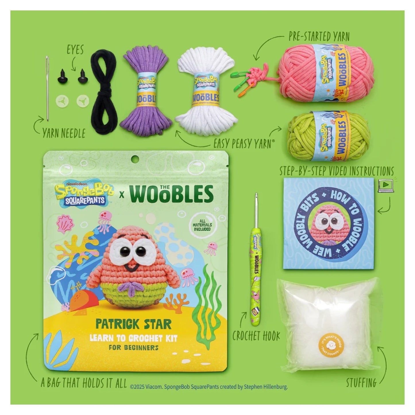 Patrick Star Crochet Kit