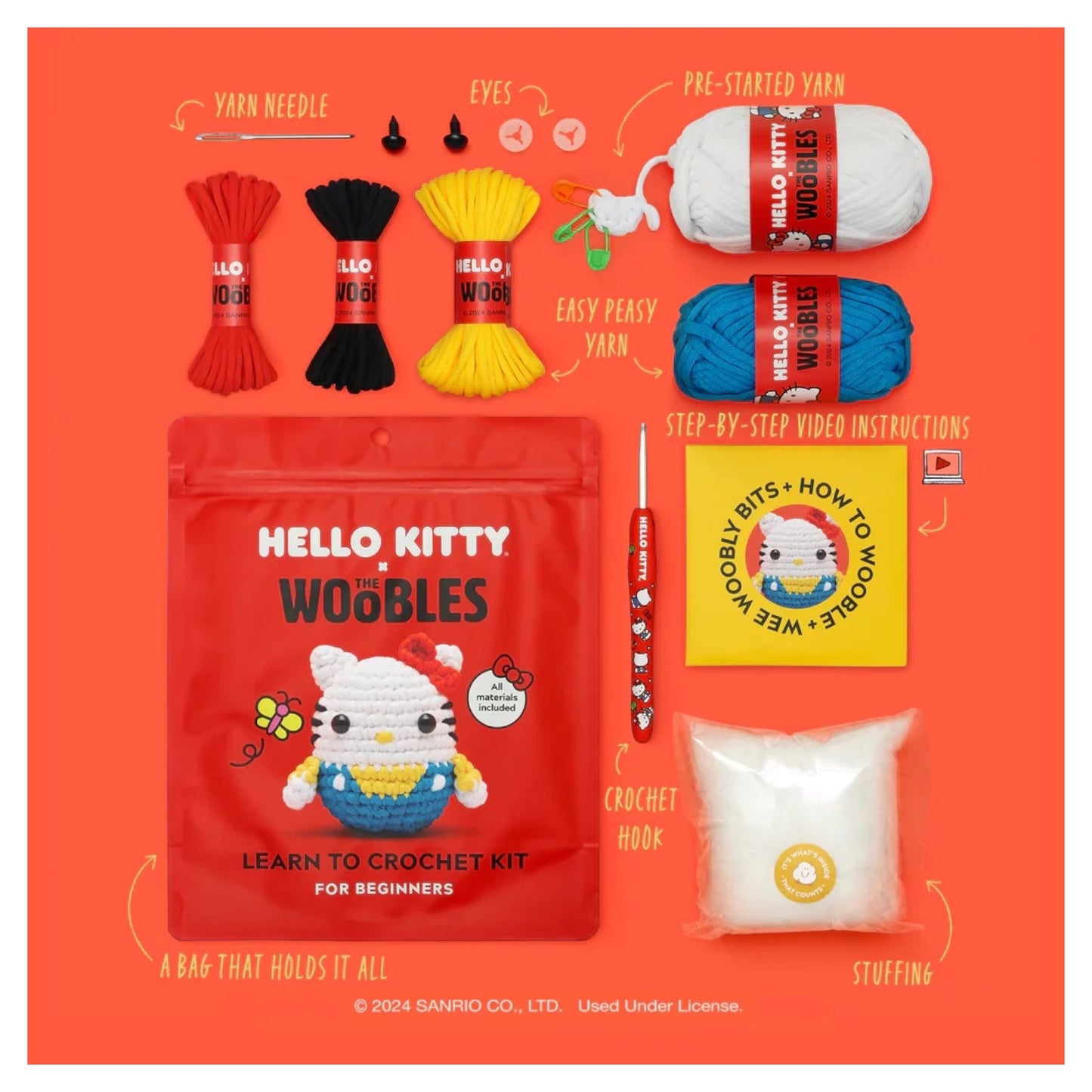 Hello Kitty Crochet Kit