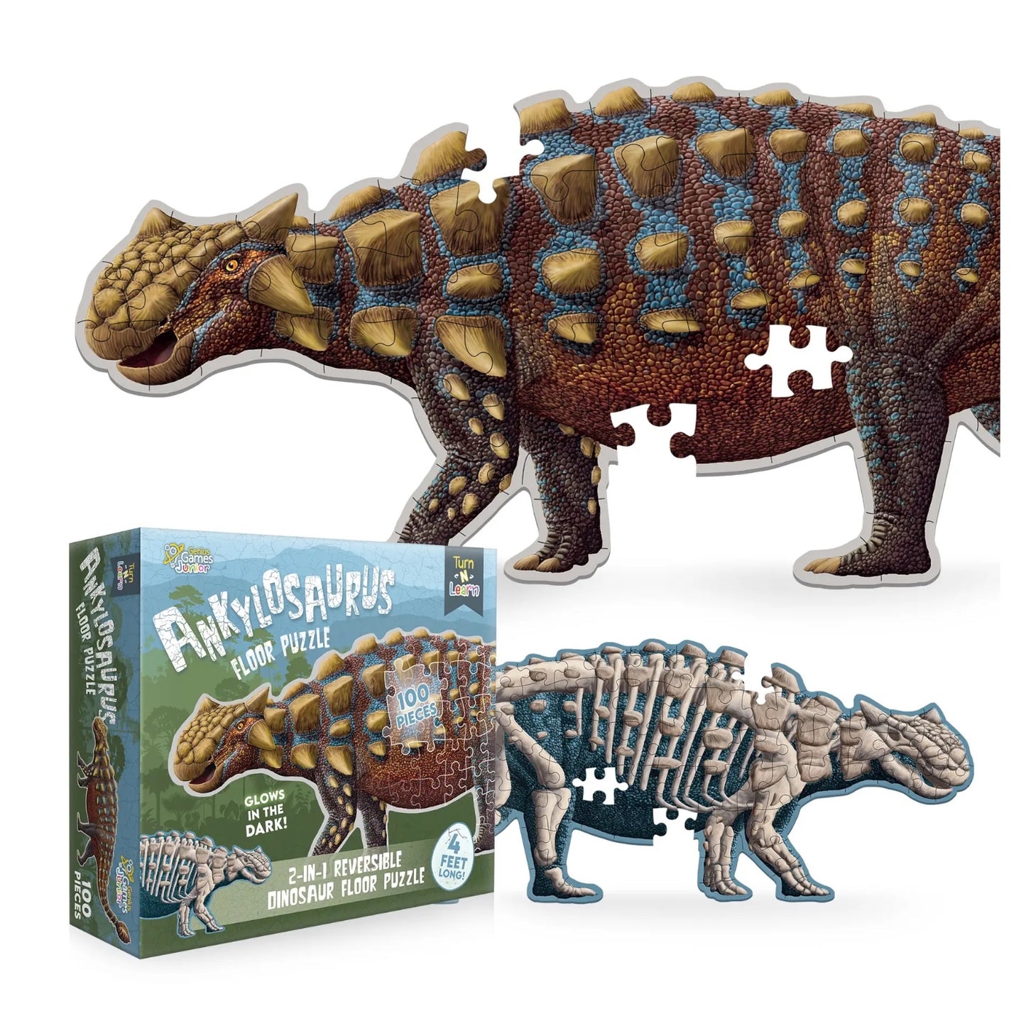 Turn N Learn: Ankylosaurus Puzzle