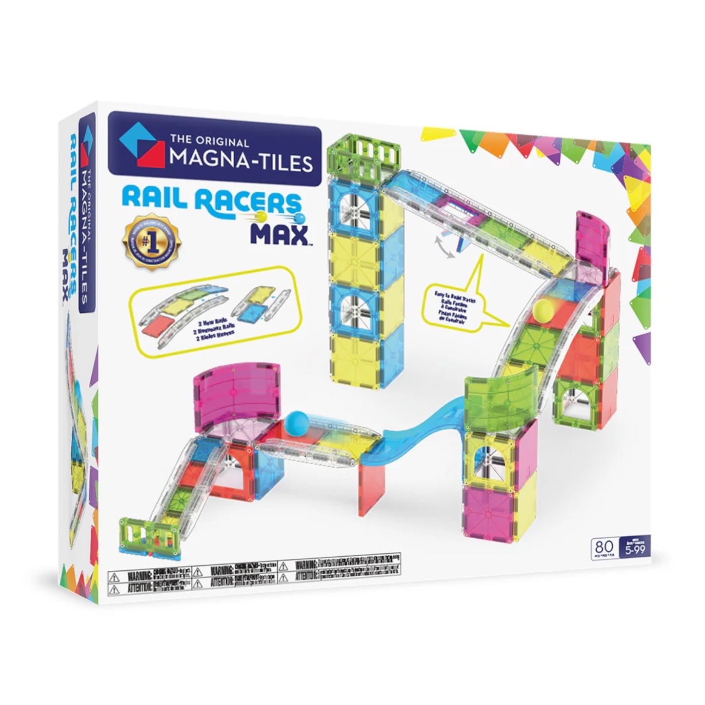 Magna-Tiles Rail Racers Max