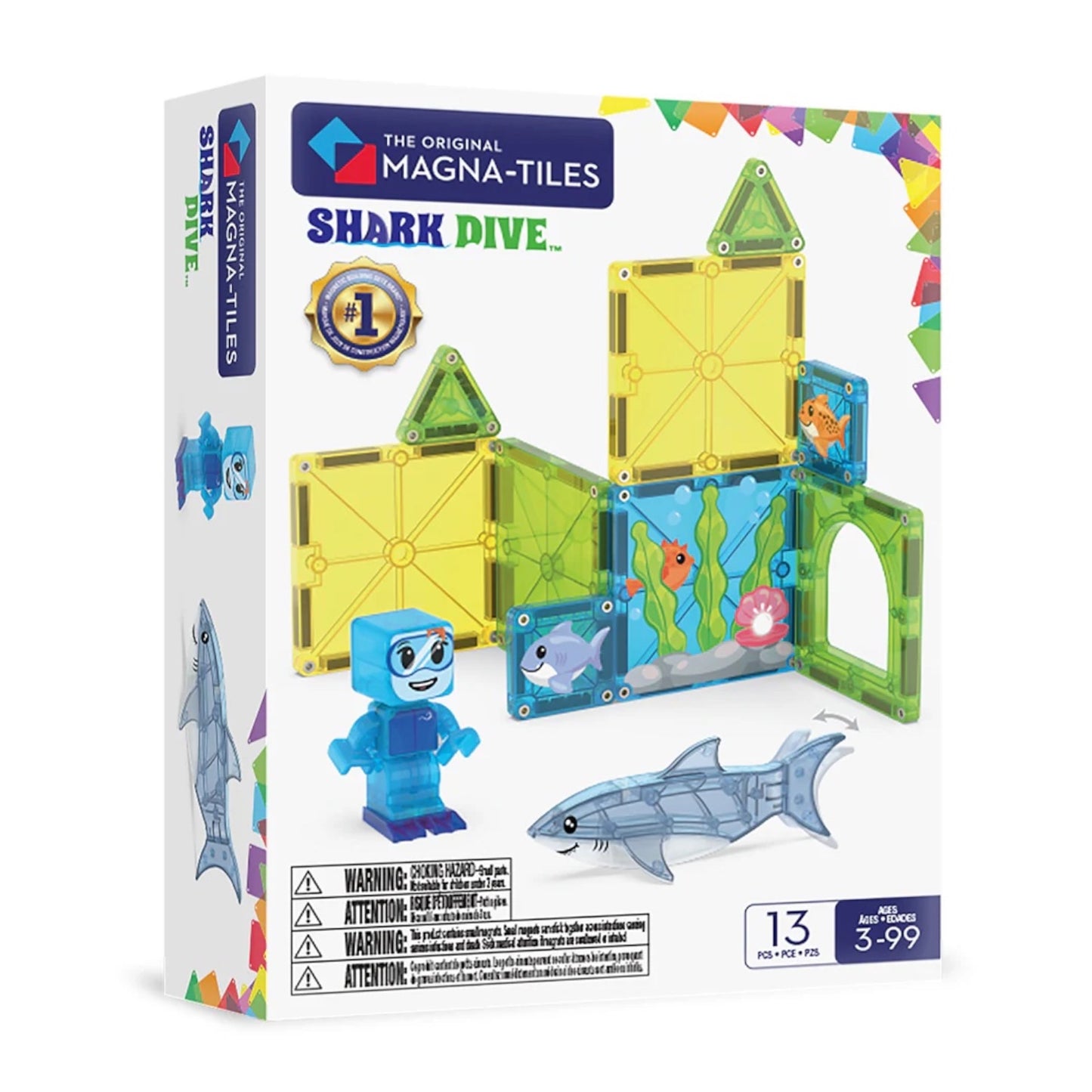 Magna-Tiles Shark Dive