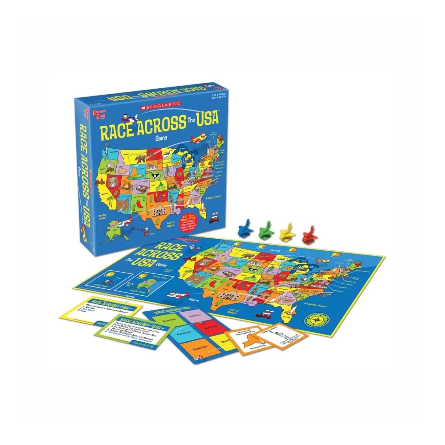 Race Across the USA Game (Scholastic)