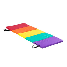 5 Fold Soft Play Tumble Mat (Rainbow)