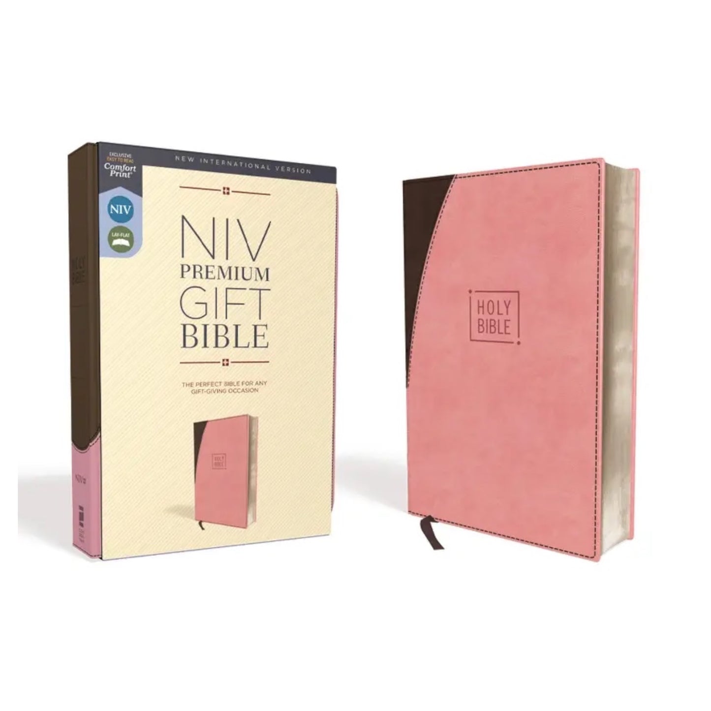 NIV Premium Gift Bible (Pink/Brown)