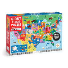 Map of the U.S.A. (50 Piece Giant Floor Puzzle)