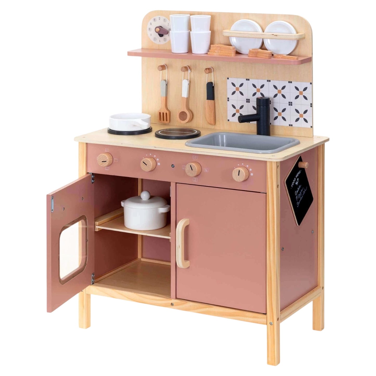 Wooden Play Kitchen Set (OmaOmaOma!)