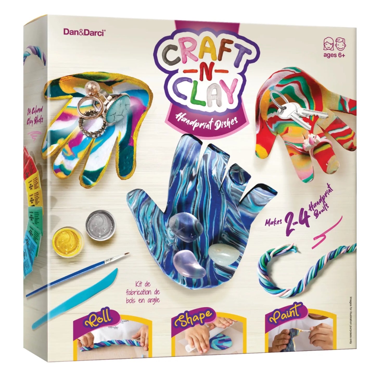 Craft & Clay Handprint Dish Kit