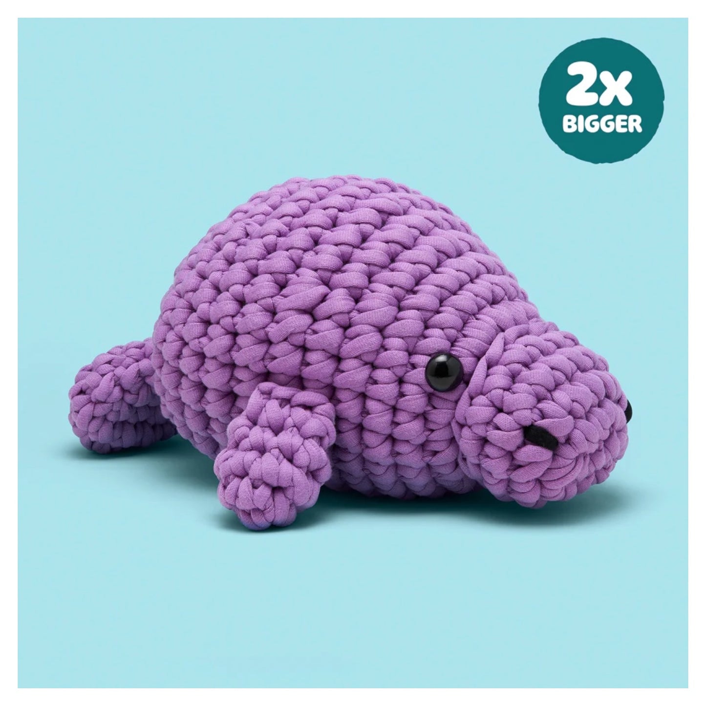 Phyllis the Manatee Extra Squeezy Crochet Kit