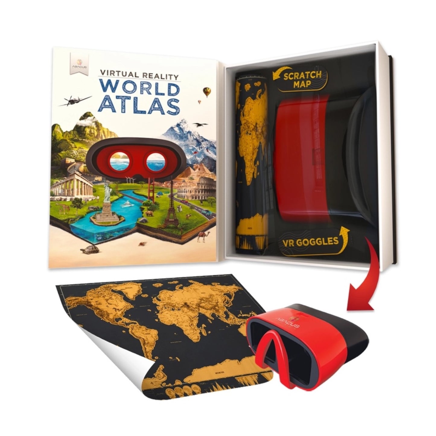 VR Discovery Set w/ DK Book (World Atlas)
