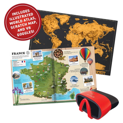 VR Discovery Set w/ DK Book (World Atlas)