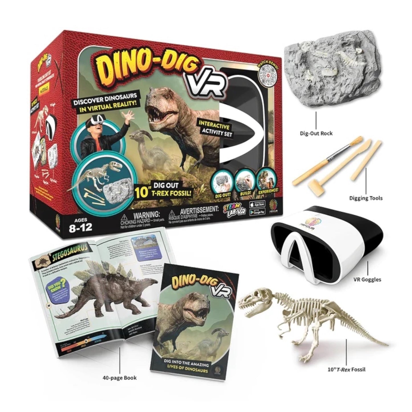Dino-Dig Virtual Reality Kids Stem Kit
