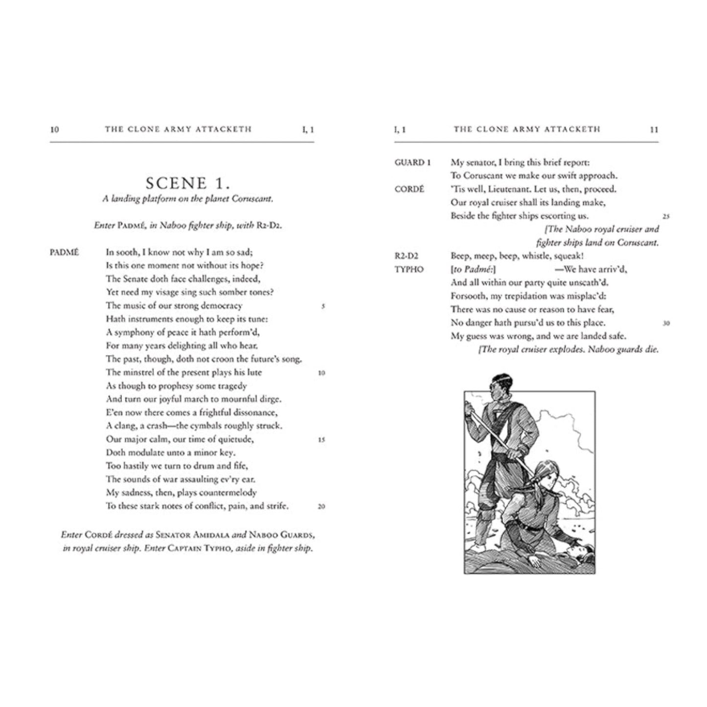 William Shakespeare's The Clone Army Attacketh