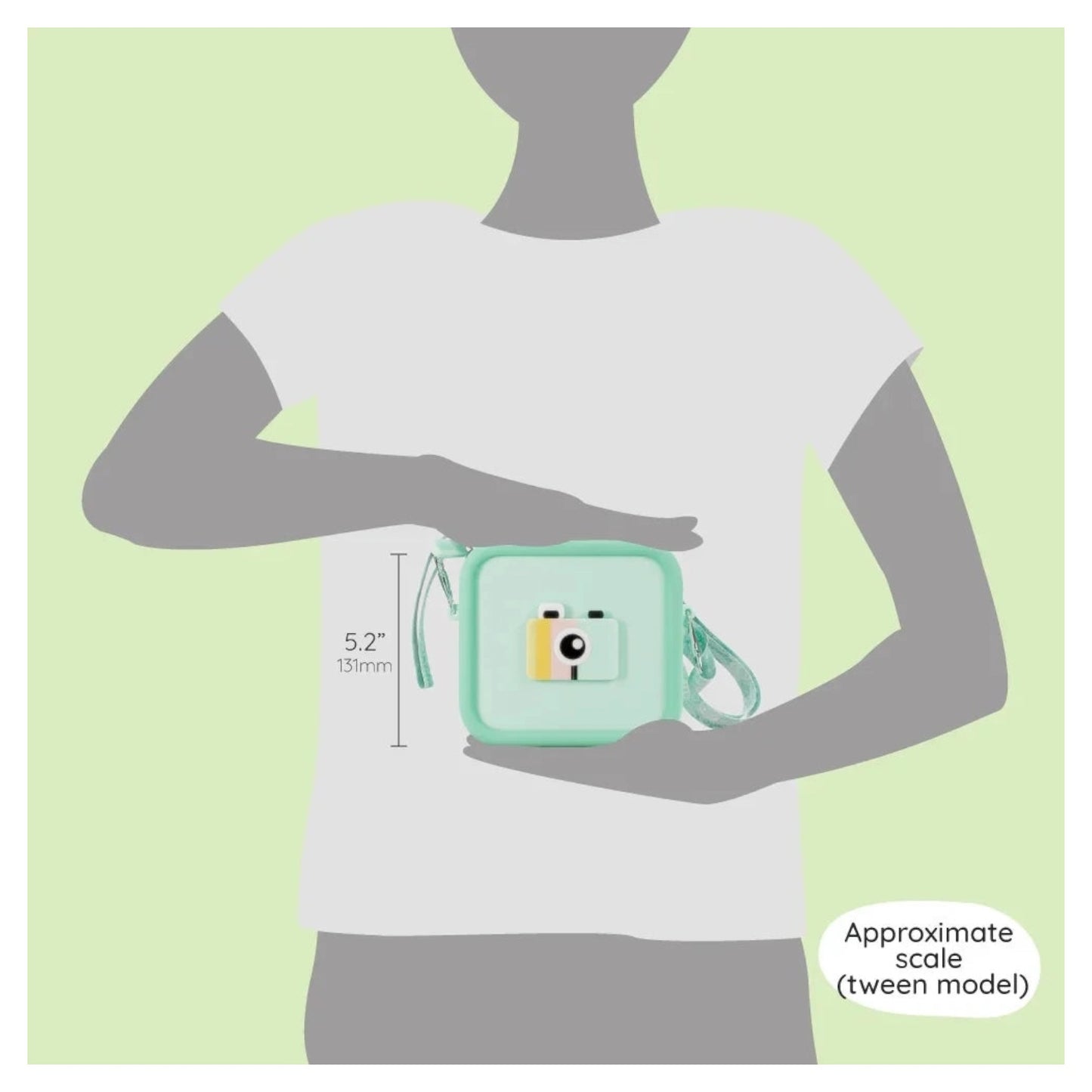 Green Camera Silicone Bag