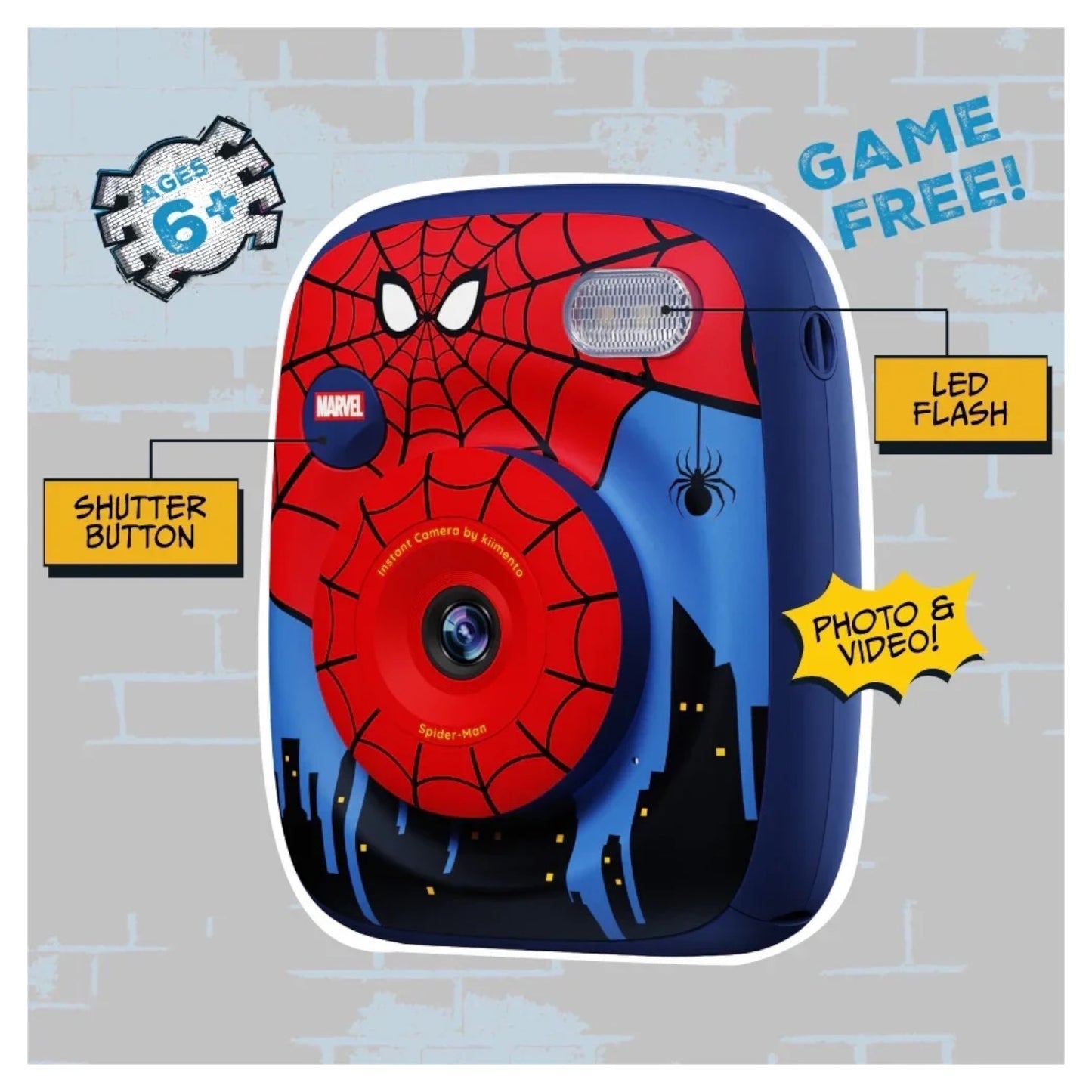 Marvel Spider-Man Print Pro Camera