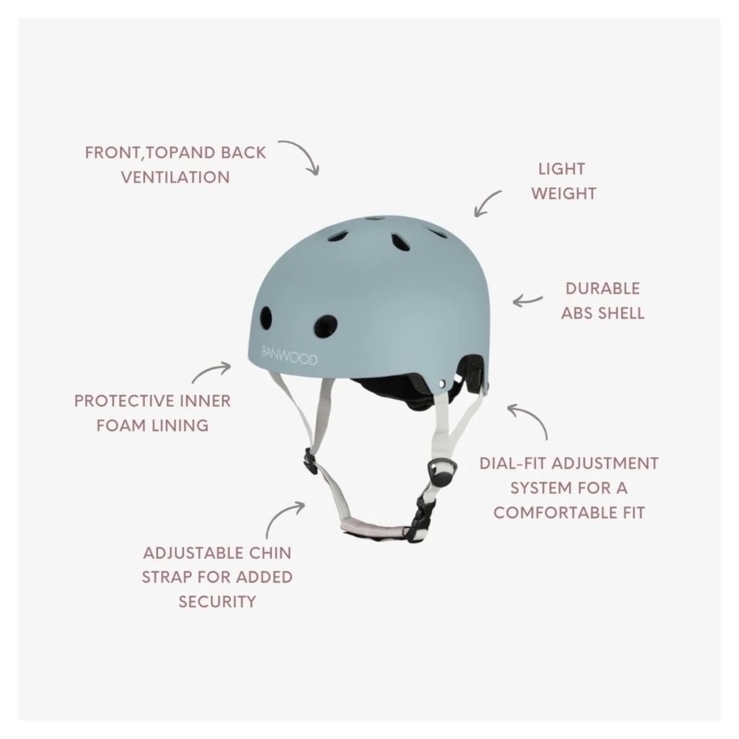 Banwood Eco Helmet: Teal (50-54 cm)