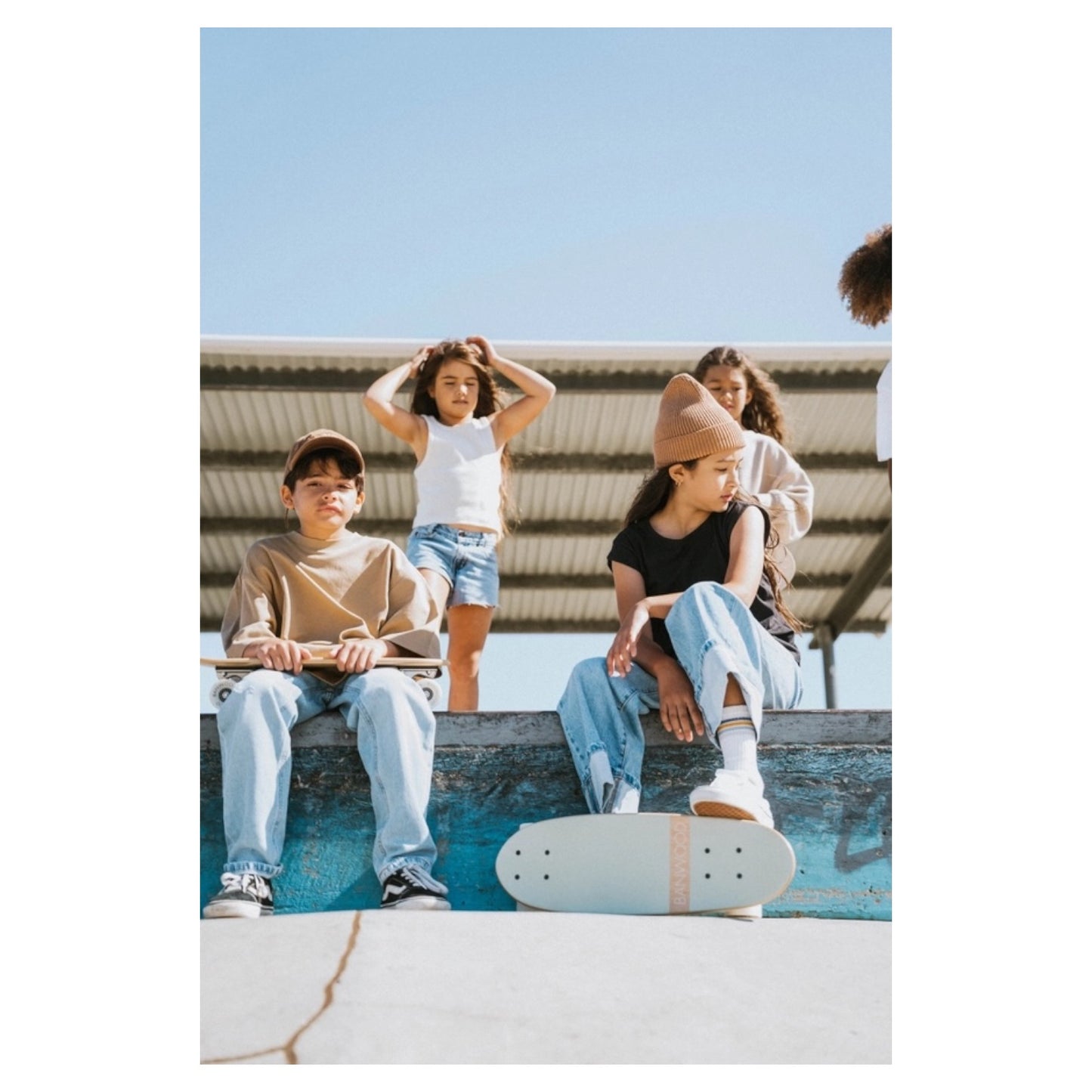 Banwood Skateboard: Pale Mint
