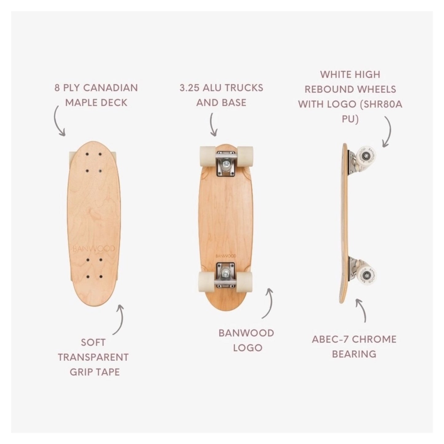 Banwood Skateboard: Nature