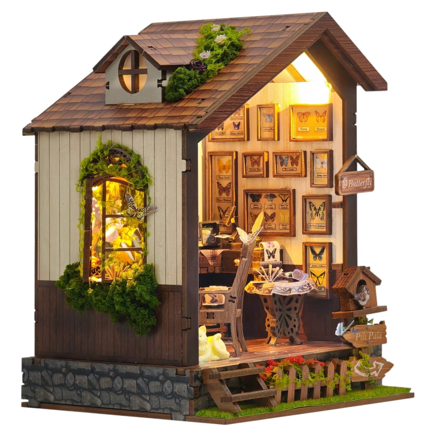 DIY Book Nook Kit: Butterfly Workshop
