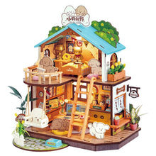 DIY Miniature House Kit: Puppy's Cozy Villa