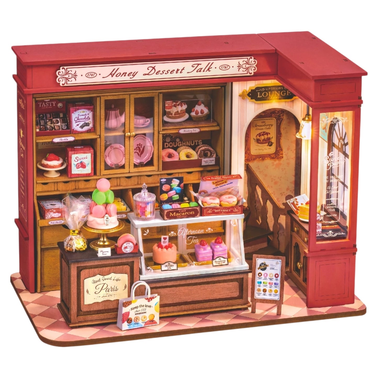 DIY Miniature House Kit: Honey Dessert Talk