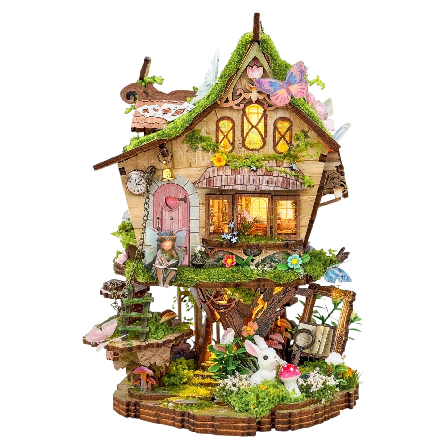 DIY Miniature House Kit: Fairytale Treehouse