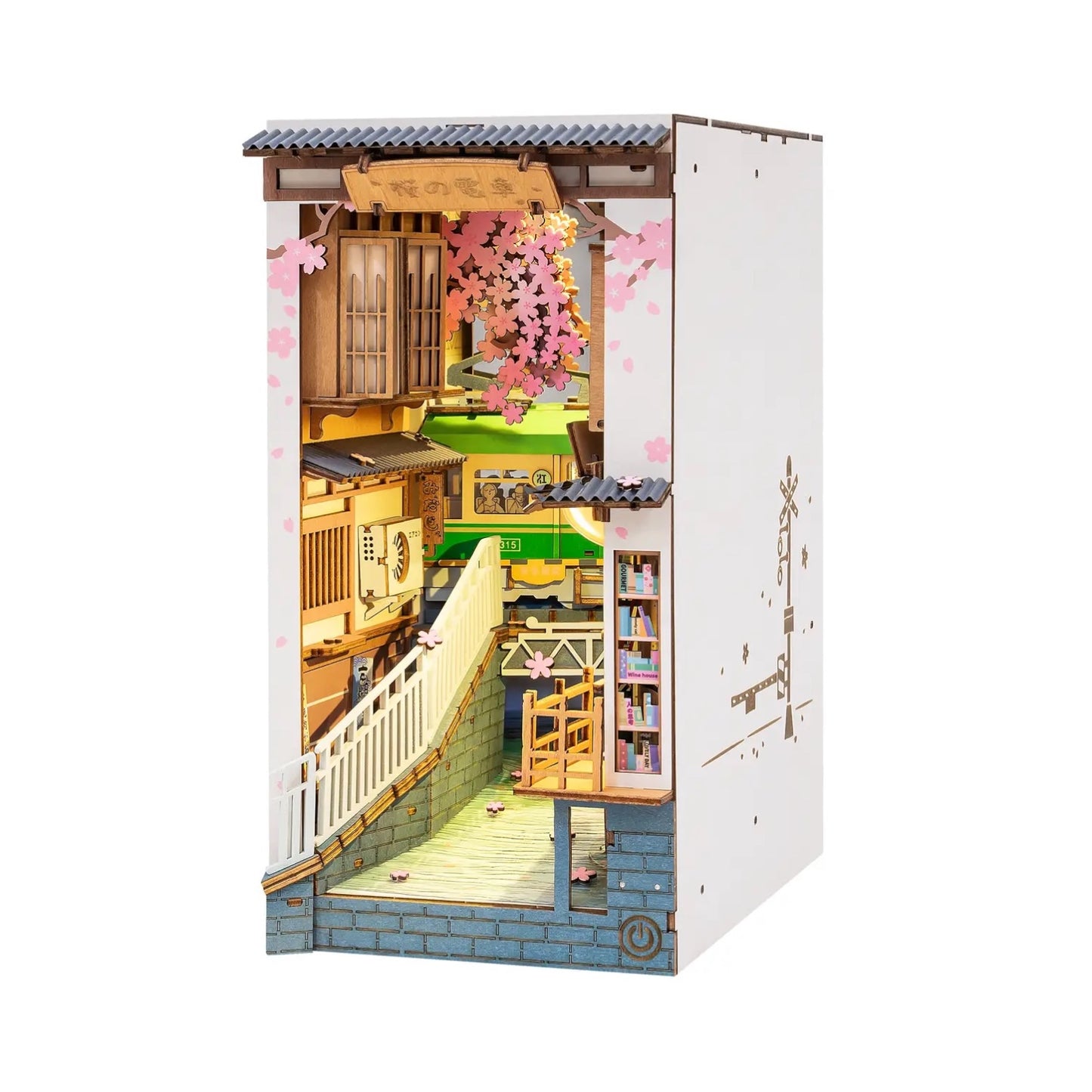 DIY Book Nook Kit: Sakura Densya
