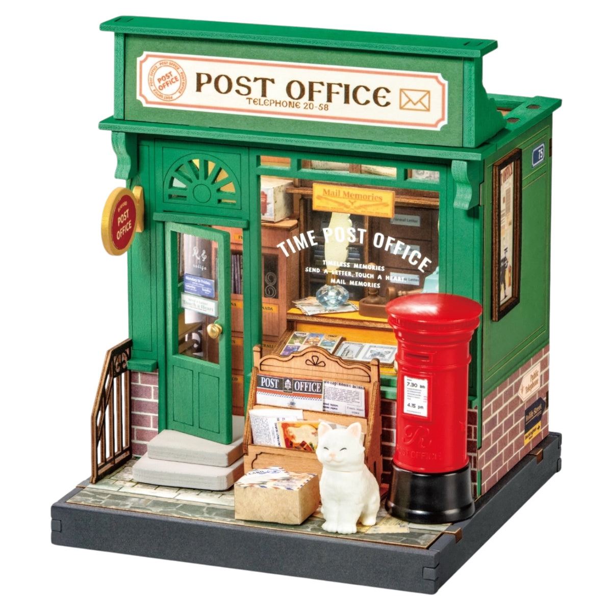 DIY Miniature House Kit: Century Post Office