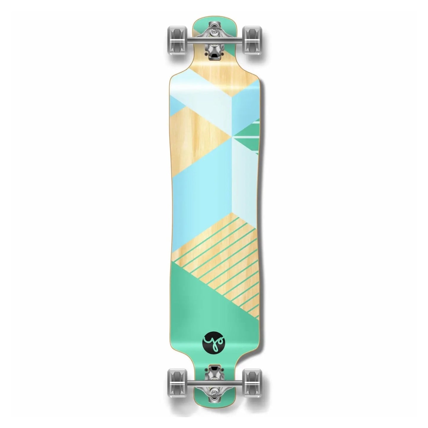 Lowrider Longboard (Geometric Series: Green)