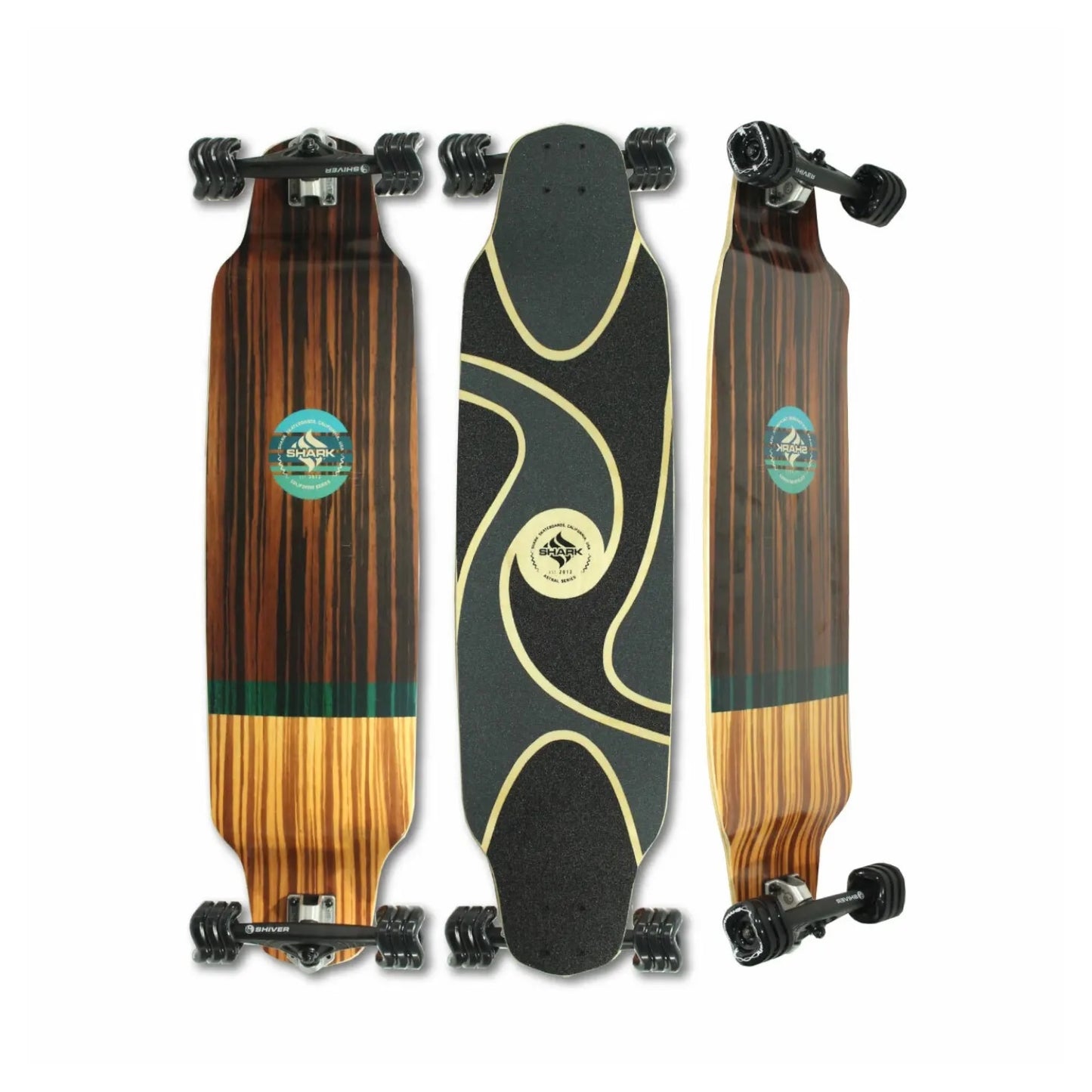 Shark Tiki Longboard