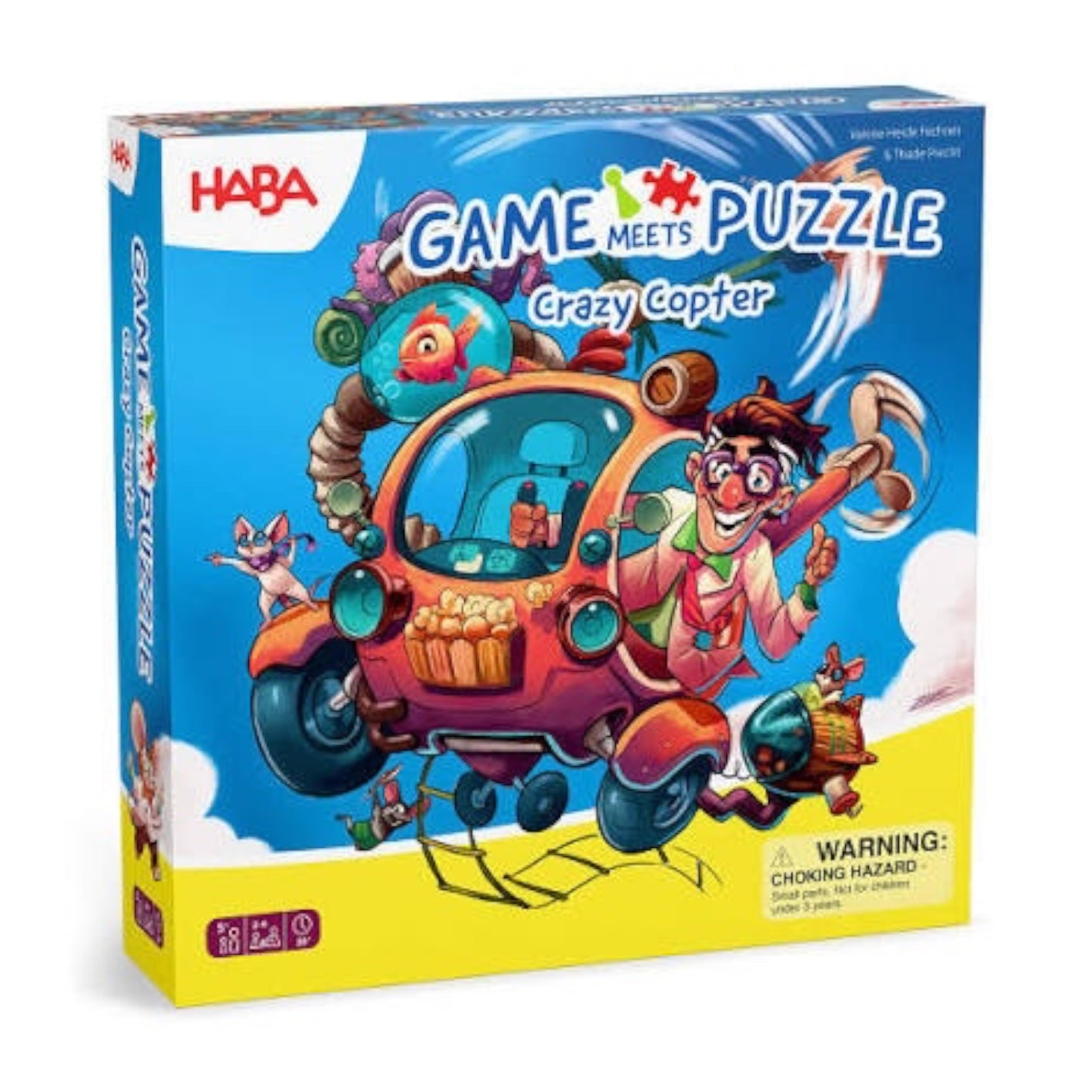 Game Meets Puzzle: Crazy Copter