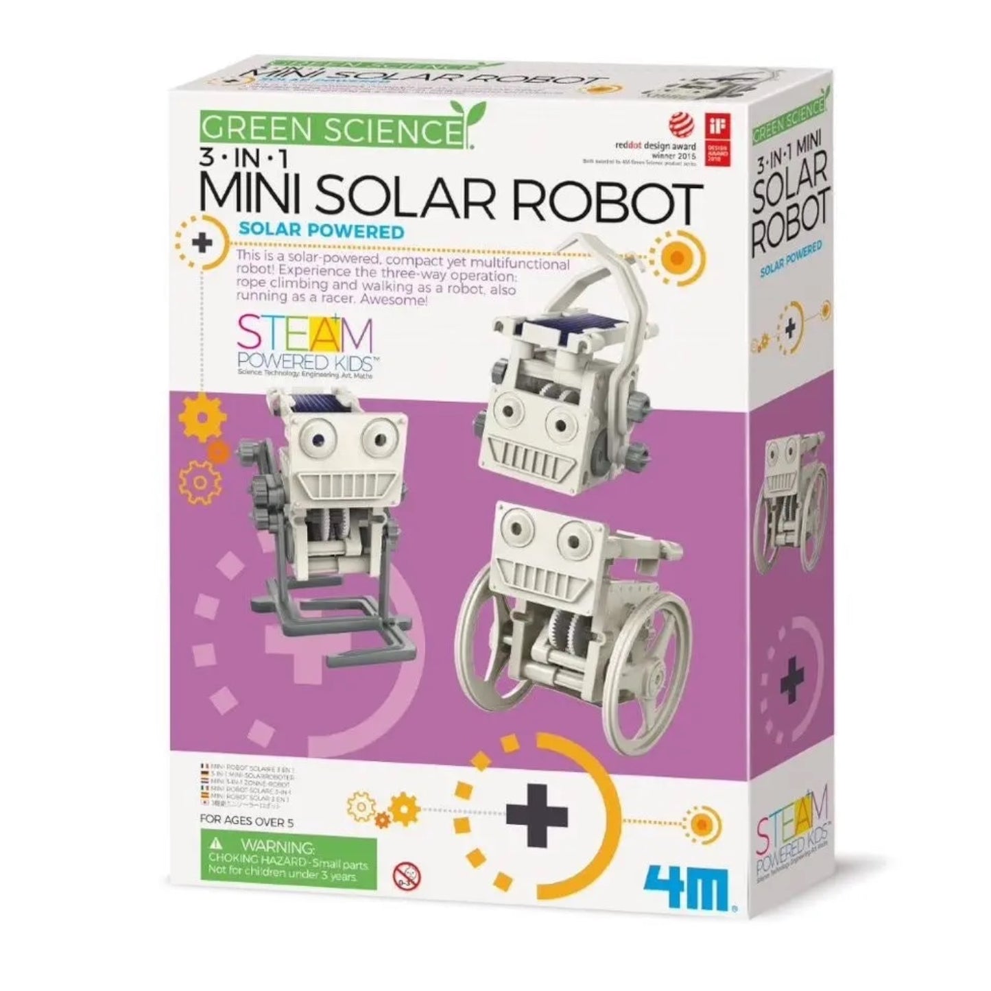 Green Science: 3-in-1 Mini Solar Robot