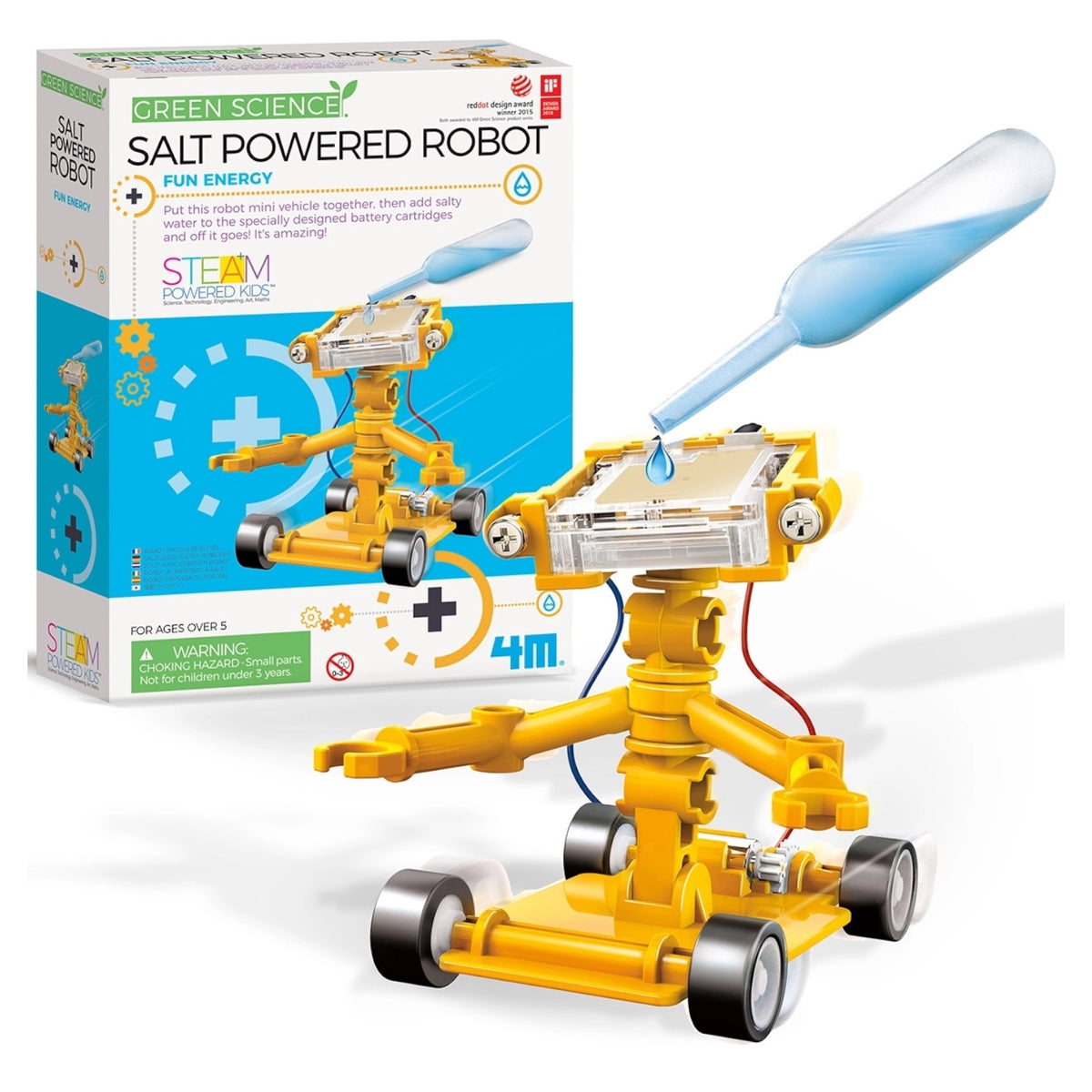 Green Science: Salt-Powered Robot
