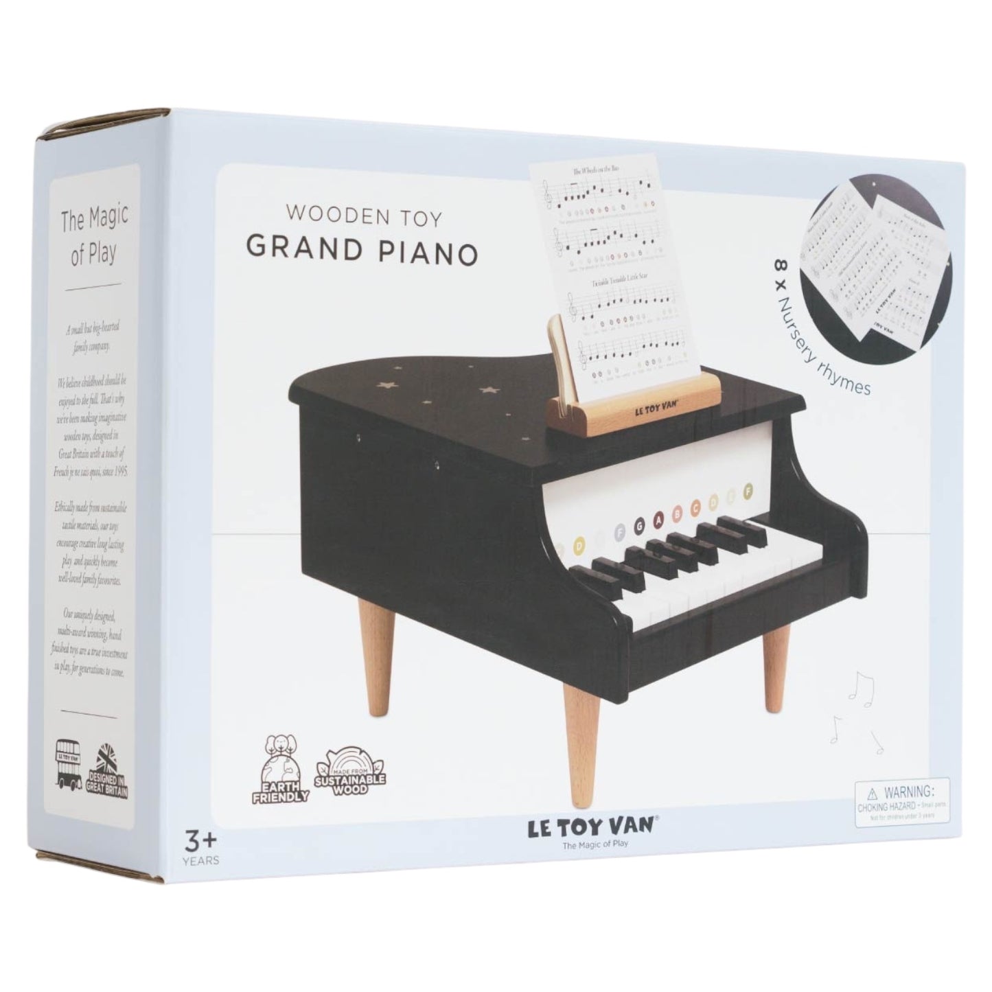 Wooden Grand Piano Toy