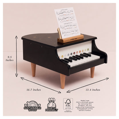 Wooden Grand Piano Toy