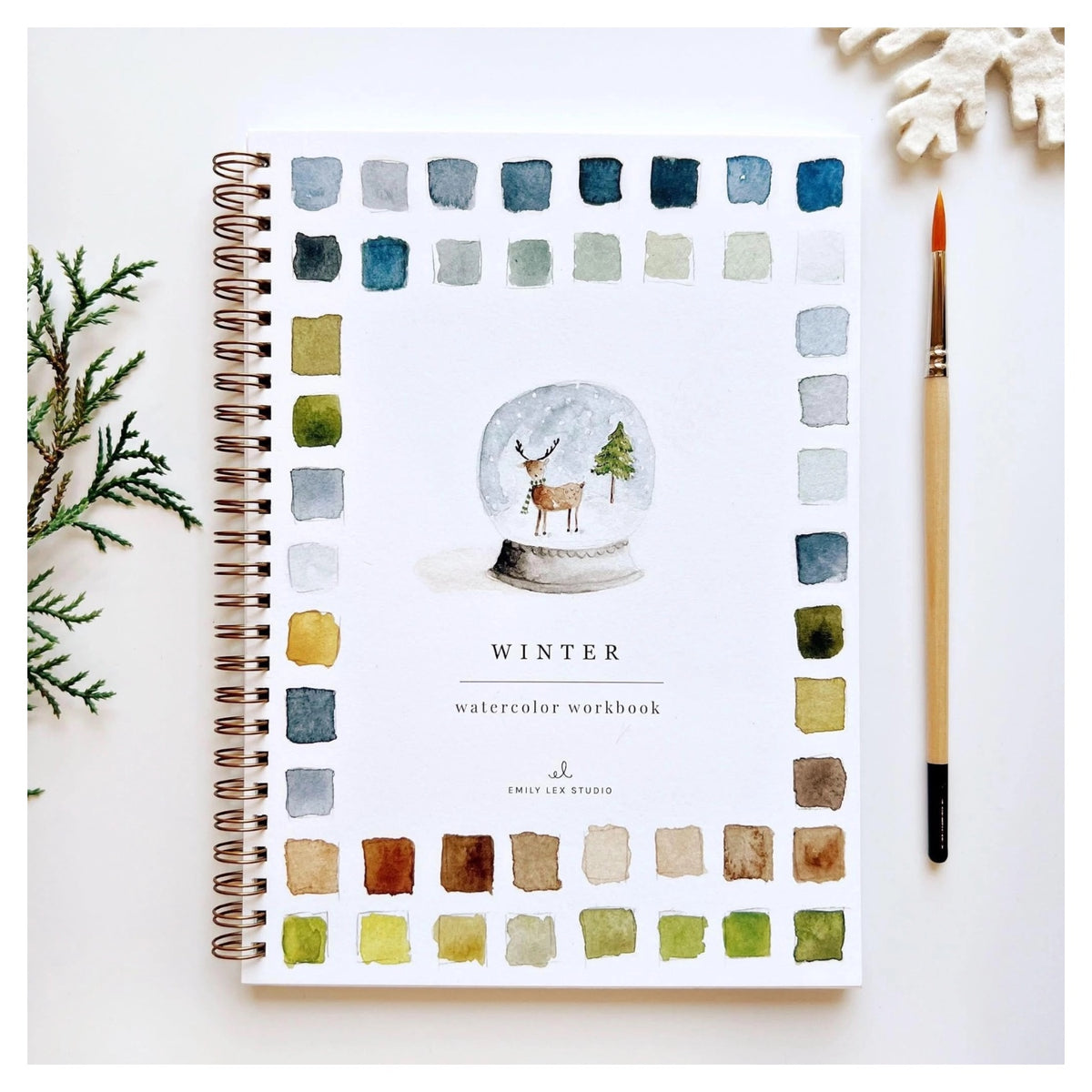 Winter Watercolor Workbook