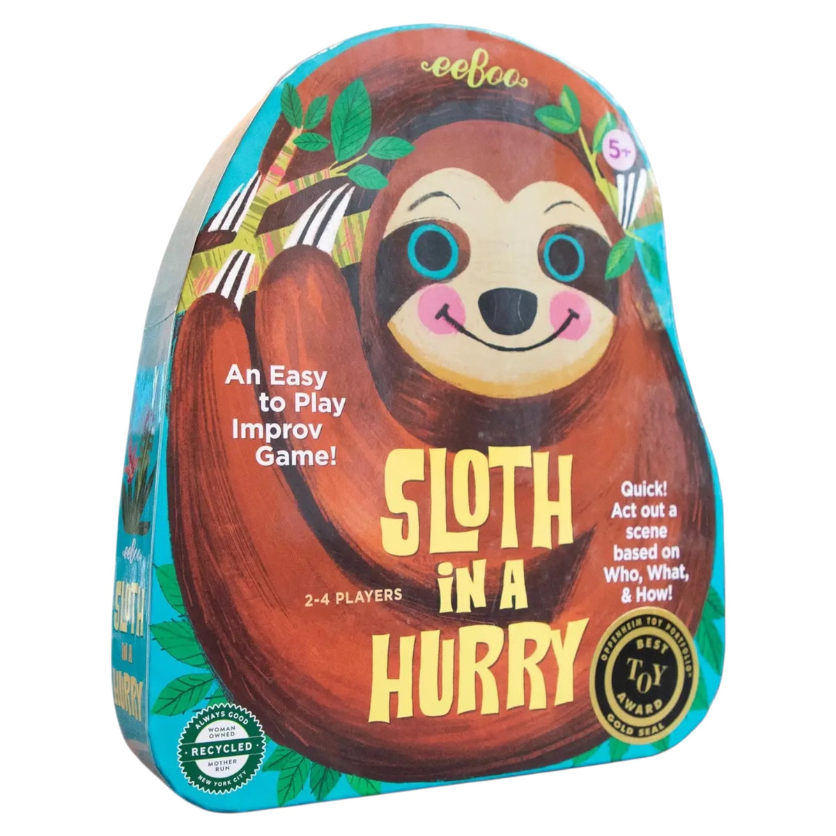 Sloth in a Hurry Shaped Spinner Game
