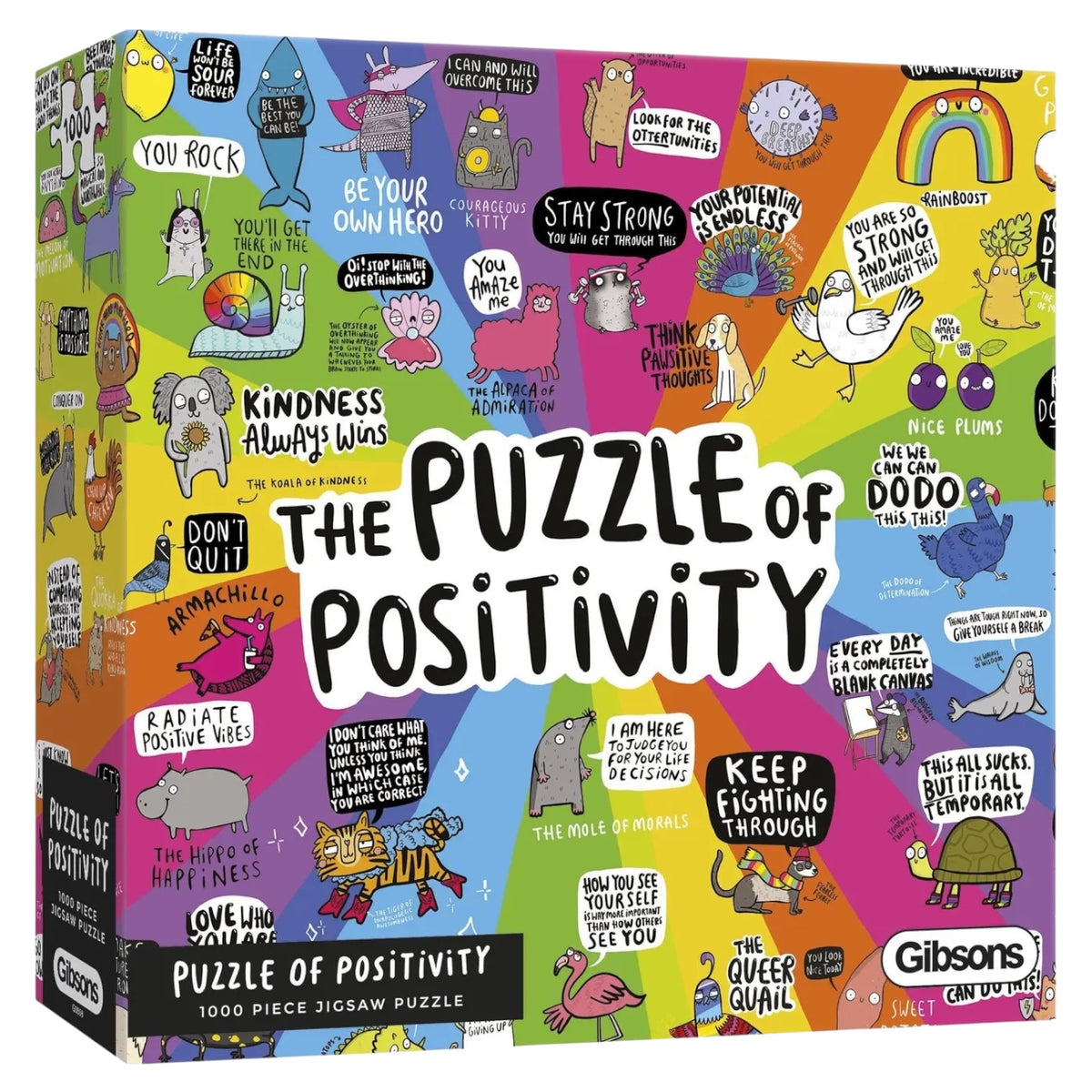 Puzzle of Positivity 1000 Piece Puzzle
