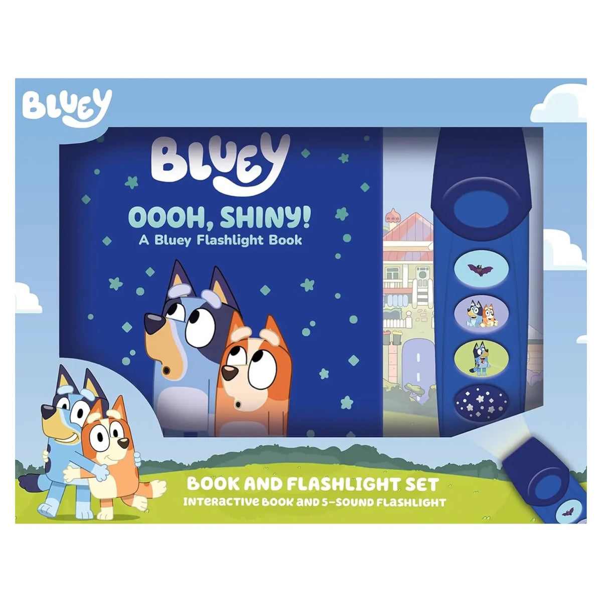 Bluey: Oooh, Shiny! Flashlight and Sound Book