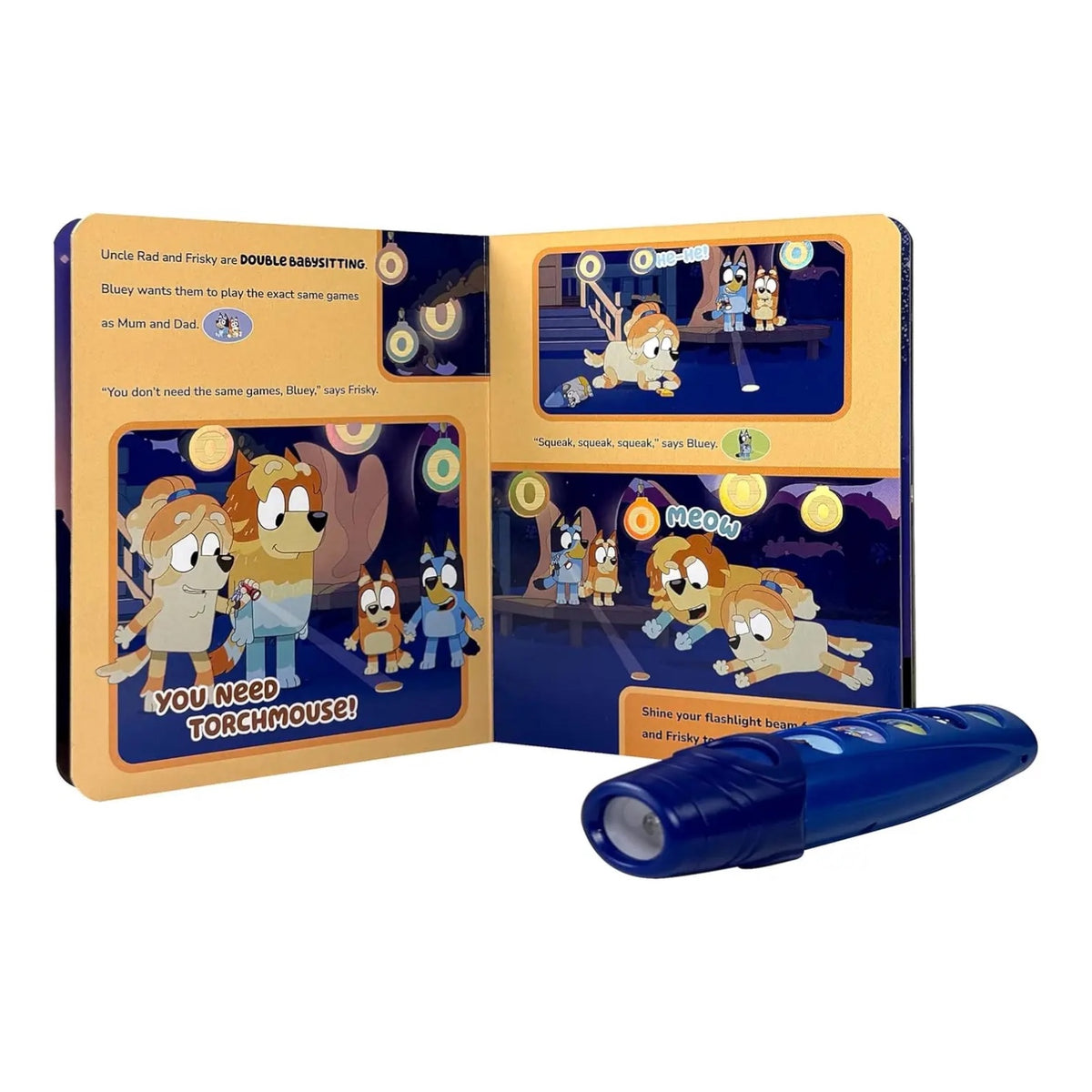 Bluey: Oooh, Shiny! Flashlight and Sound Book