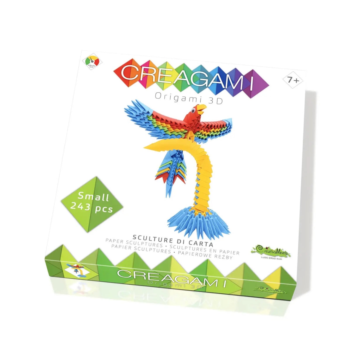 Creagami – 3D Origami Parrot