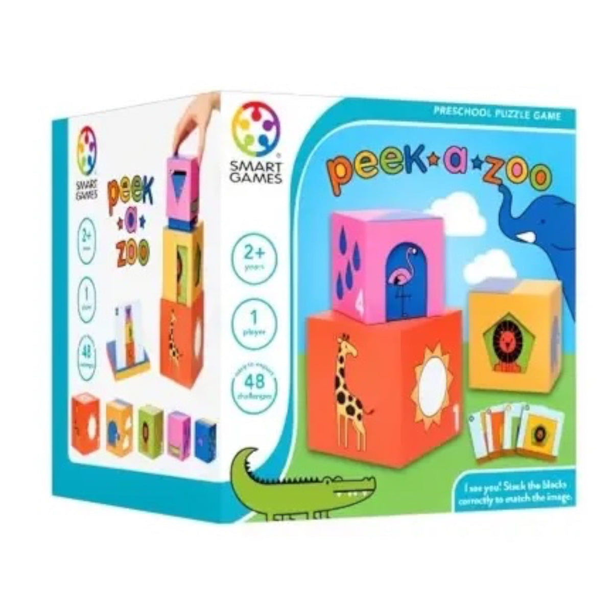 Peek-A-Zoo Puzzle Game