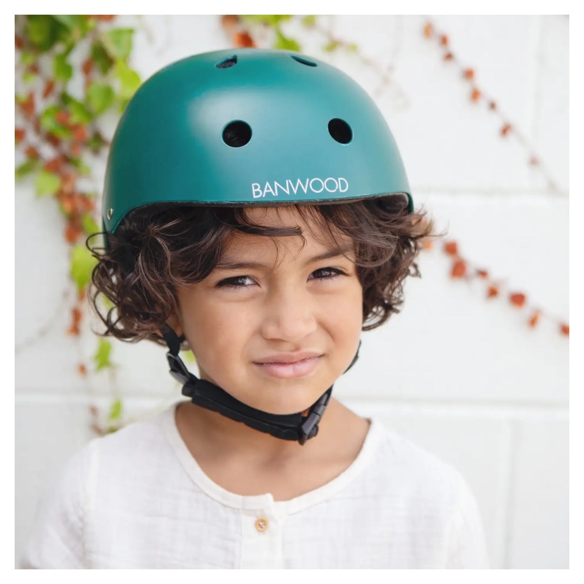 Banwood Eco Helmet: Matte Green (50-54 cm)